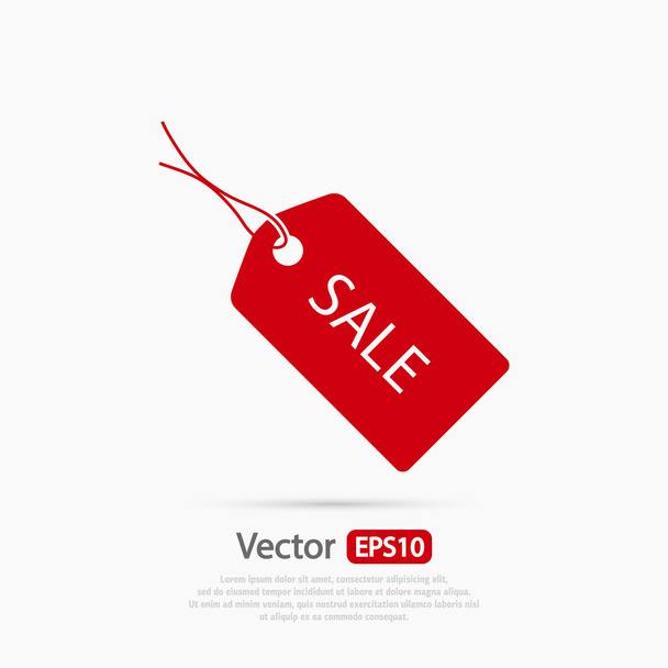 sale Tag icon design - Vector, Image