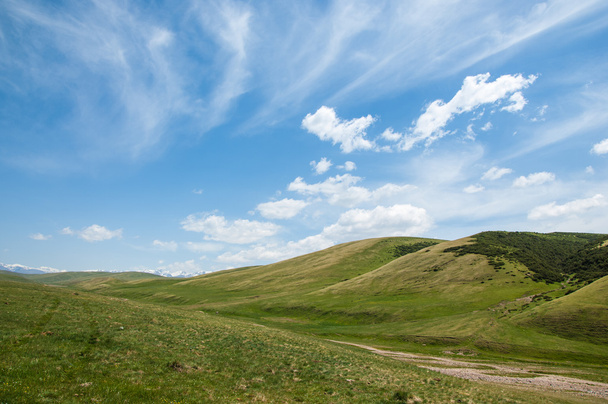 mountain, mount, hill. Kazakhstan. Tien Shan. Assy plateau - Photo, Image