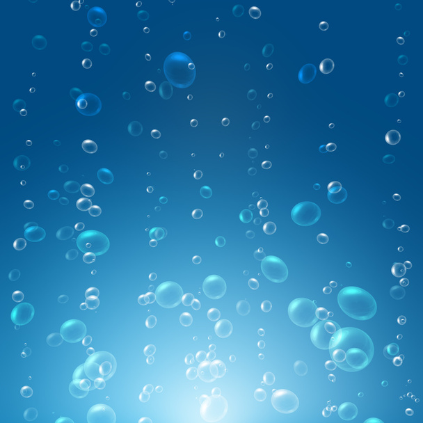Bubbles under the water - Foto, Imagen