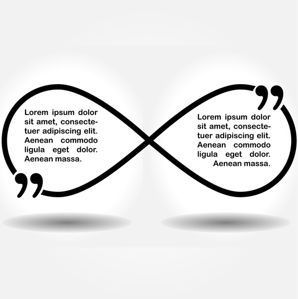 Infinite truth text bubble - Vector, Image