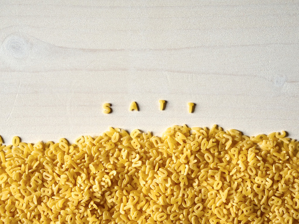 Alphabet noodles, enough - Foto, Imagen
