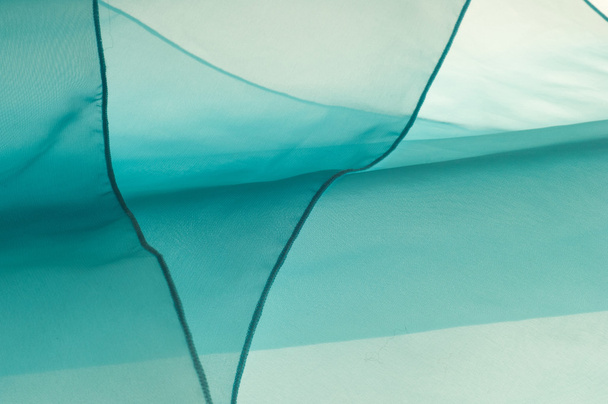 Textura de tela transparente azul
 - Foto, Imagen