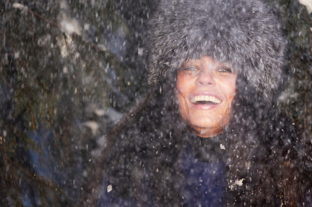 Winter women - Fotoğraf, Görsel