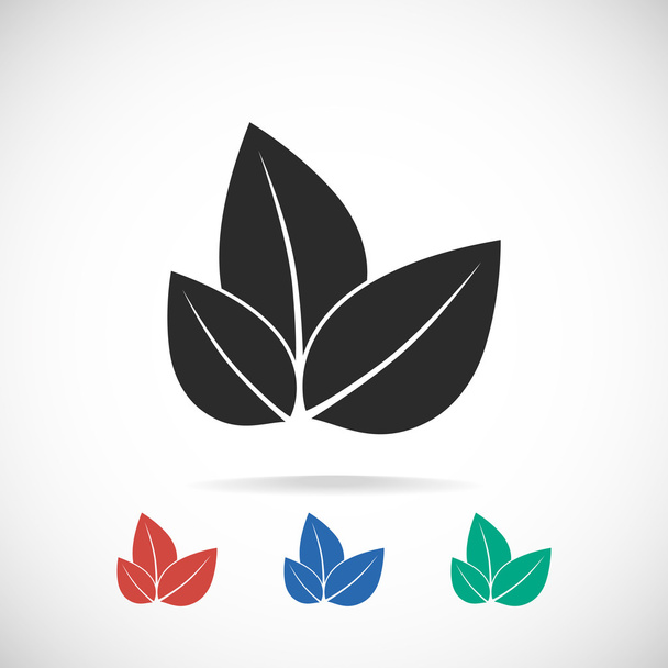 Tree leaves icon - Διάνυσμα, εικόνα