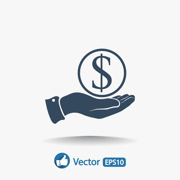 Save money  icon - Vector, imagen
