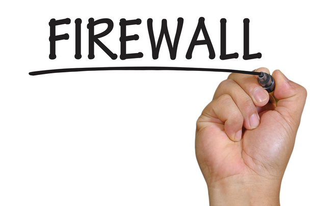 Handschriftliche Firewall - Foto, Bild