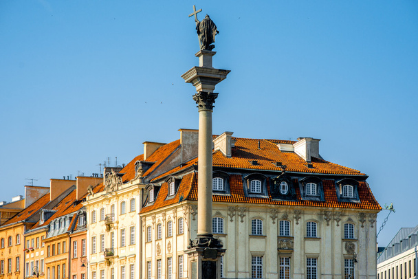 Sigismunds στήλη στη Βαρσοβία - Φωτογραφία, εικόνα