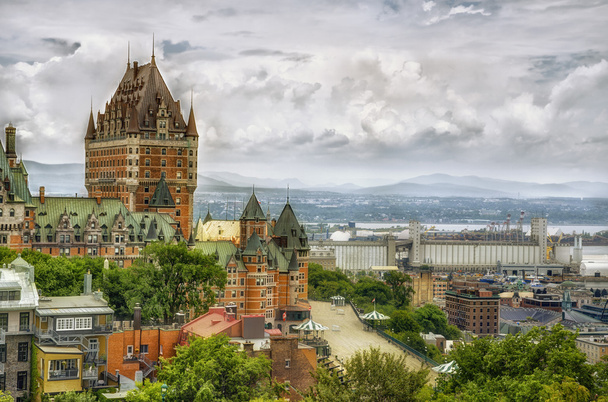 Chateau Frontenac in Quebec City, Canada - Foto, afbeelding