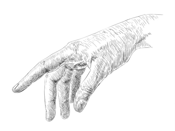 Рисунок руками - Вектор,изображение