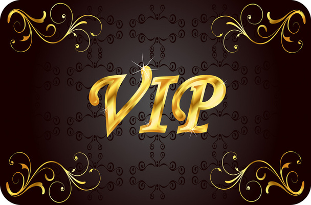 Vip card - Vector, Imagen
