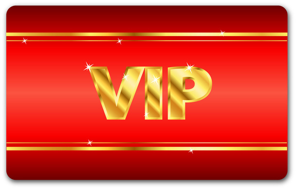 Karta VIP - Wektor, obraz