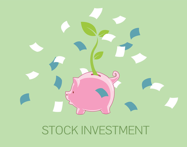 Inversión en acciones
 - Vector, Imagen