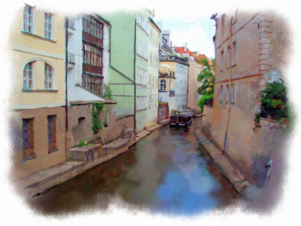 Prague fait dans le style aquarelle
 - Photo, image