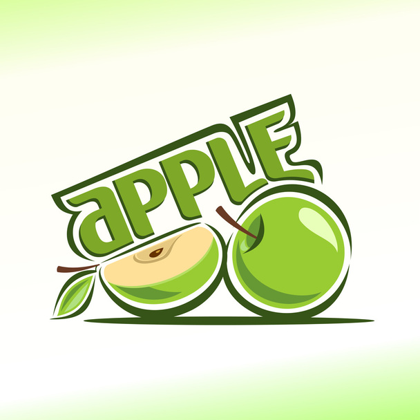 Vector illustration on the theme of  apple - Vector, Image
