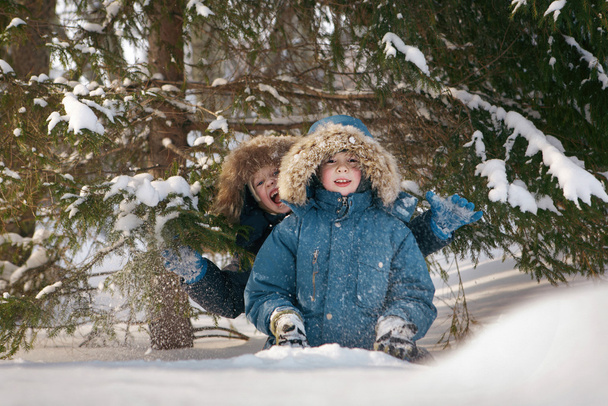 kinderen in de winter - Foto, afbeelding