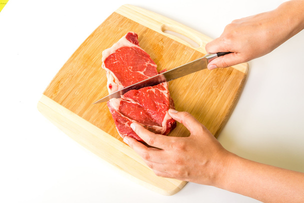 Cut the steak - Photo, Image