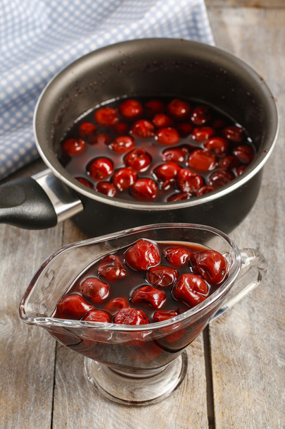 Cherry sauce - Foto, Bild