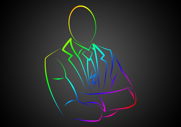 Businessman icon illustration - Photo, Image