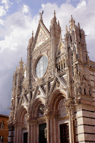 Cathedral Siena facade - Foto, afbeelding