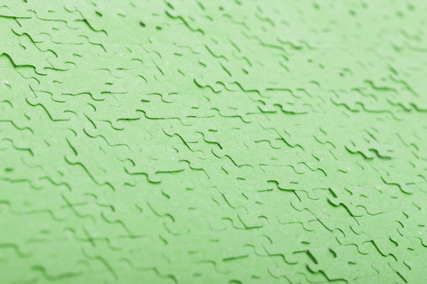 Régi puzzle - darab csatlakoztatott - zöld - Fotó, kép