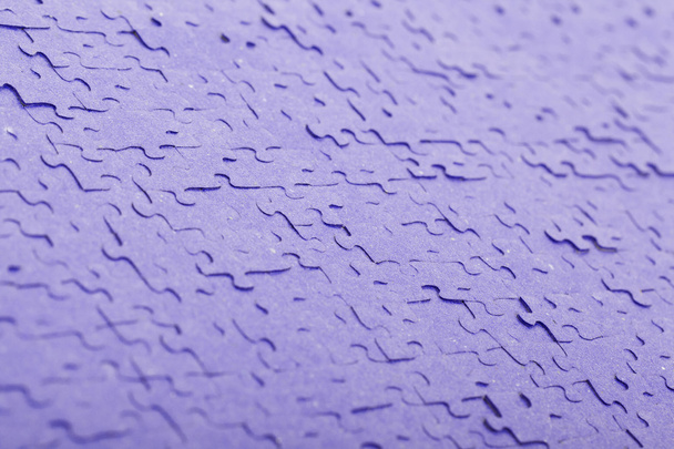 Régi puzzle - darab csatlakoztatott - lila - Fotó, kép