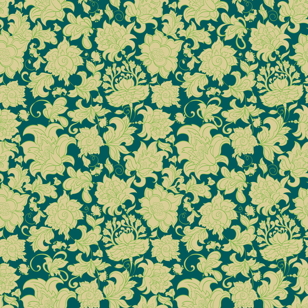 Ethnic floral pattern - Vector, Imagen