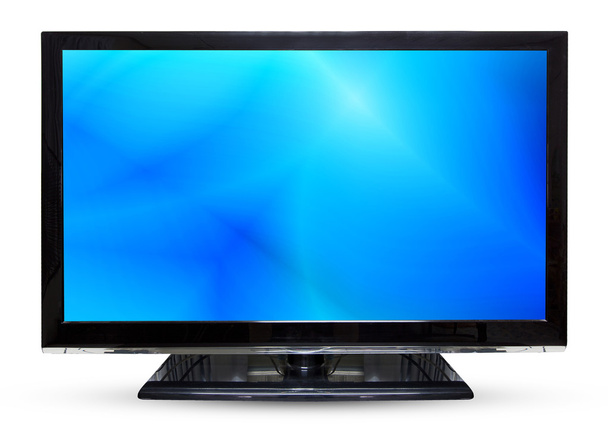 Телевізійне небо або монітор ПК пейзаж ізольований на білому фоні
 - Фото, зображення