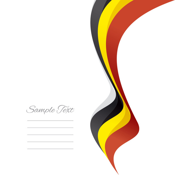 Abstract Belgian right ribbon vector - Vector, Image