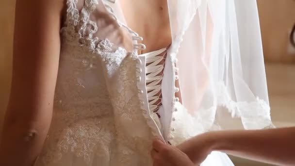 Dresses wedding dress - Footage, Video