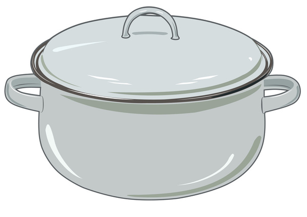 De nieuwe pan vector voor keuken - Vector, afbeelding
