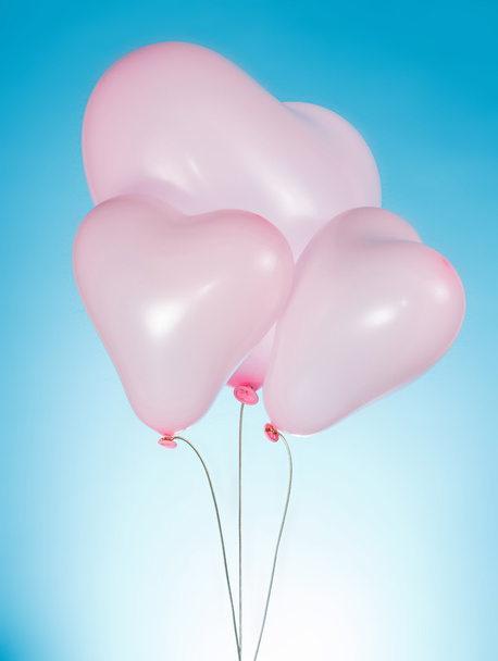 Heart shaped party balloons - Foto, imagen