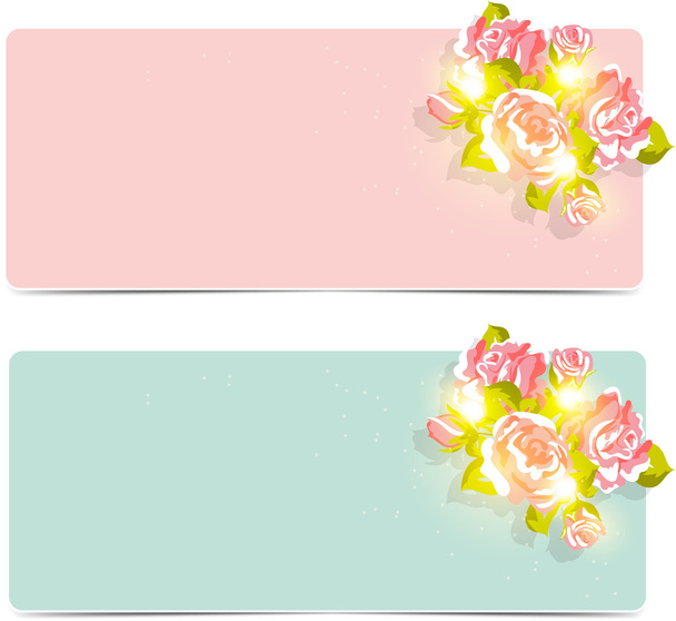 Shabby Chic floral Patterns - Вектор,изображение