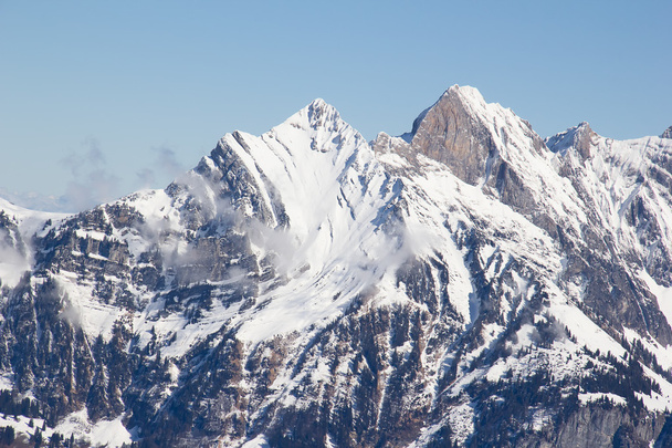 talvi Sveitsin Alpeilla - Valokuva, kuva