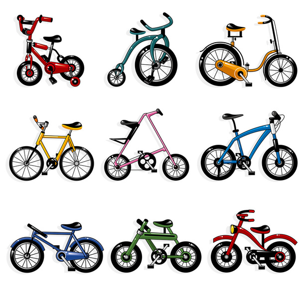 cartoon bicycle - Vecteur, image