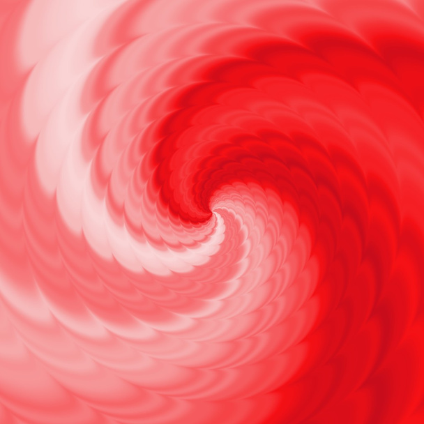 Abstract spiral texture in red and white - Photo, Image