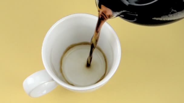 frischer Tasse Kaffee - Filmmaterial, Video