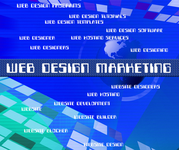 Web Design Marketing vertegenwoordigt netto Www en ontwerpers - Foto, afbeelding