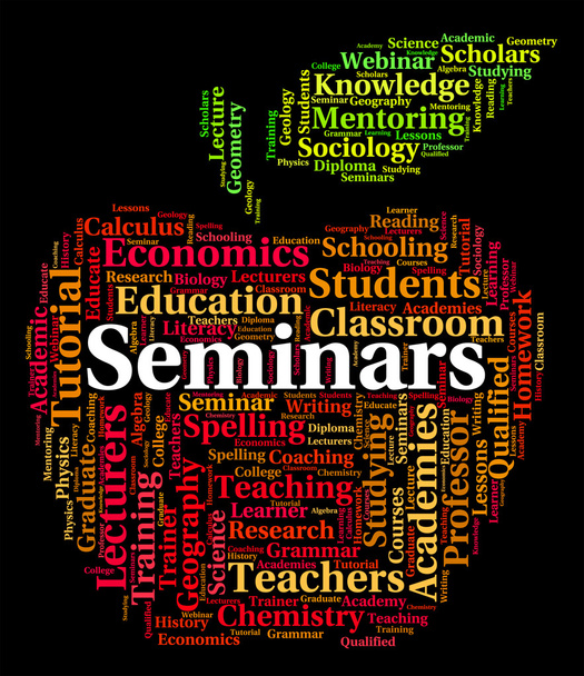 Seminars Word Indicates Presentation Conference And Conferences - Photo, Image