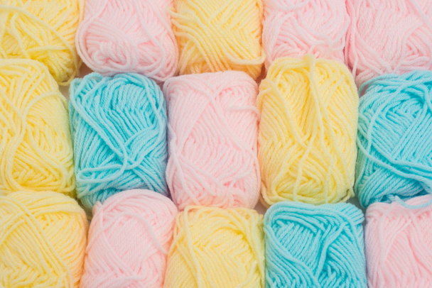Handmade knitted crochet background - Photo, Image