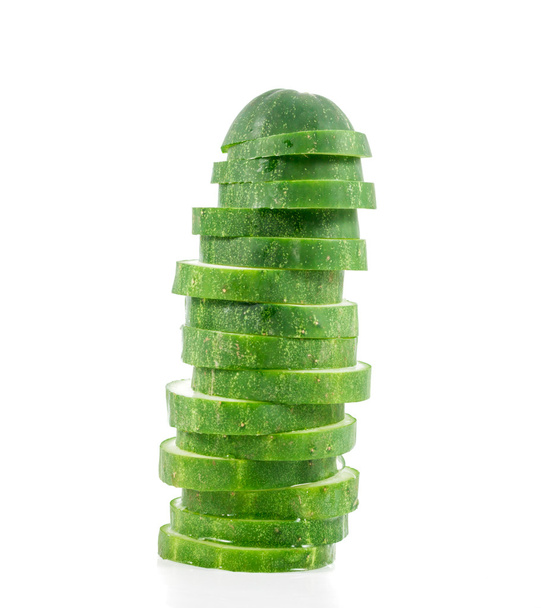 Fresh Cucumber slices. - Foto, Imagen
