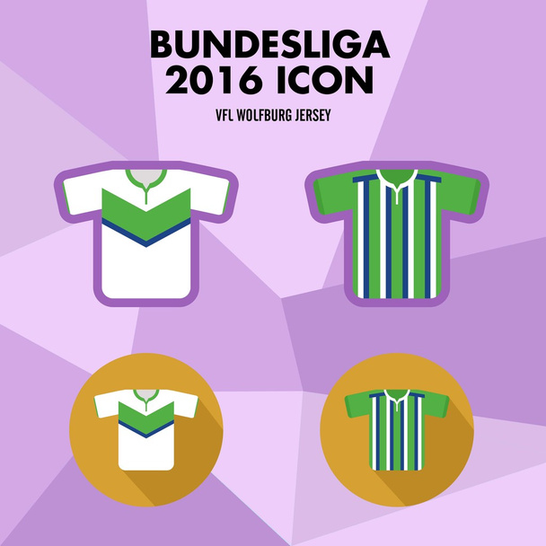 Bundesliga fotbal klub ikona - Vektor, obrázek