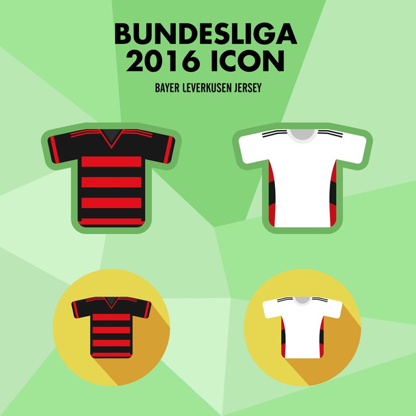 Bundesliga piłki nożnej klub ikona - Wektor, obraz