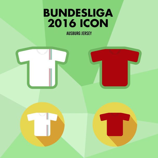 Bundesliga futbol kulübü simgesi - Vektör, Görsel
