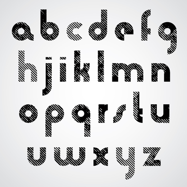Simple modern style font - Vector, afbeelding