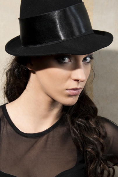 Woman with hat - Photo, Image