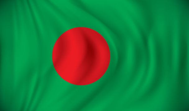 vlag van bangladesh - Vector, afbeelding