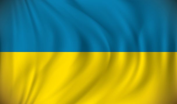 ウクライナの旗 - ベクター画像