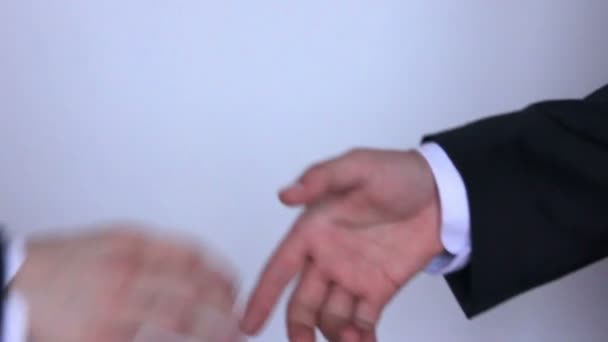 businessman handshake - Footage, Video