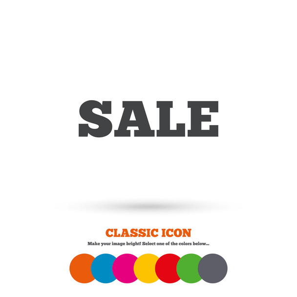 Sale, Special offer icon. - Vector, afbeelding