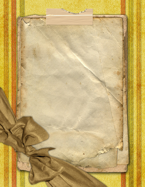 Card for congratulation on abstract vintage background. - Foto, Imagen